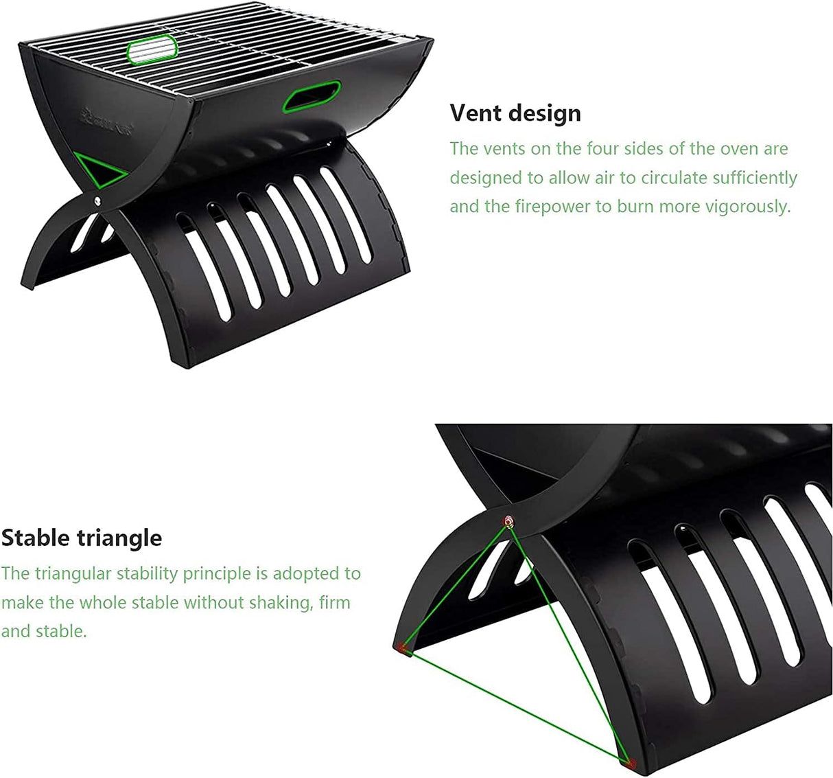Portable Folding BBQ Grill by Nextool | Gas Stove | SASKA Trading