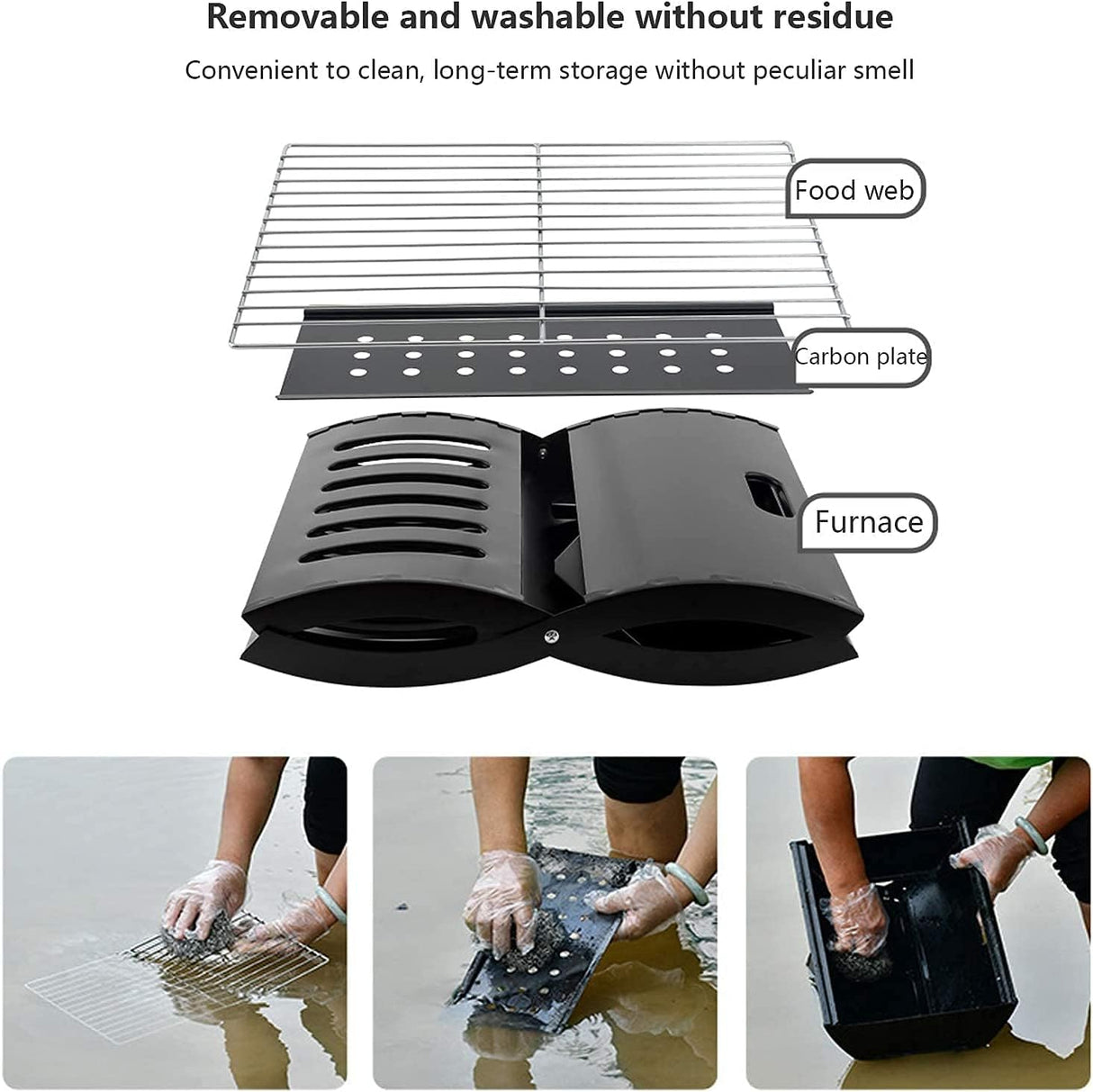 Portable Folding BBQ Grill by Nextool | Gas Stove | SASKA Trading
