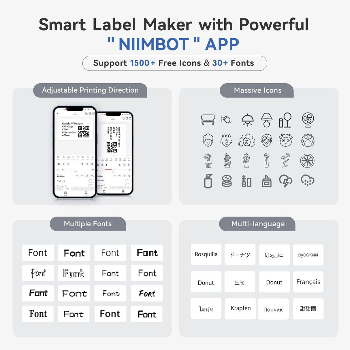 Niimbot B1 Portable Thermal Label Printer 2 inch | Label Printer | SASKA Trading