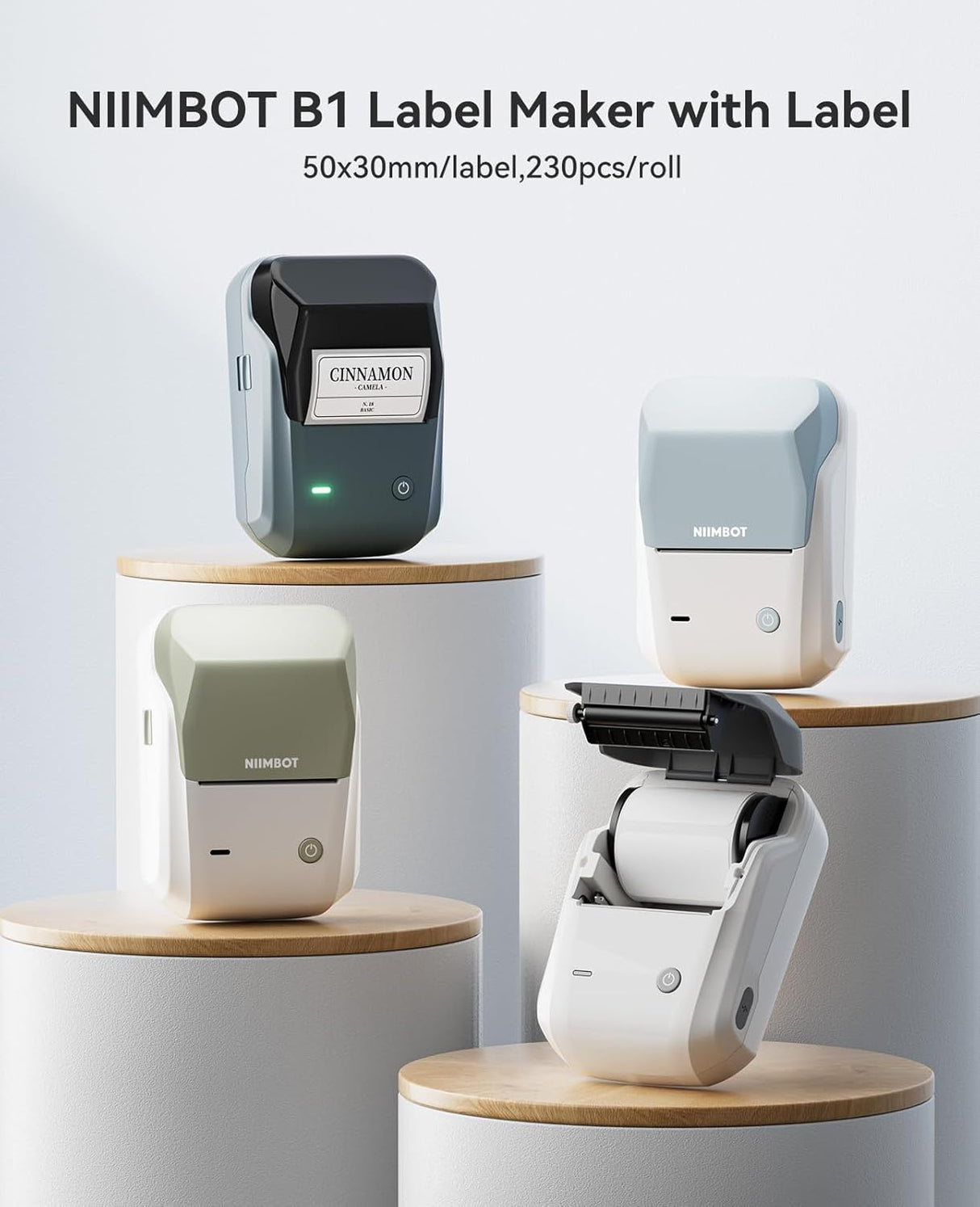 Niimbot B1 Portable Thermal Label Printer 2 inch | Label Printer | SASKA Trading