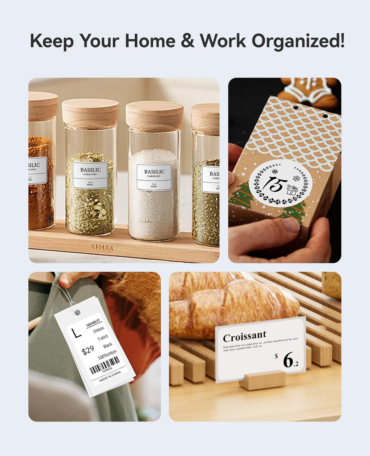 Niimbot B1 Portable Thermal Label Printer 2 inch | Label Printer | SASKA Trading