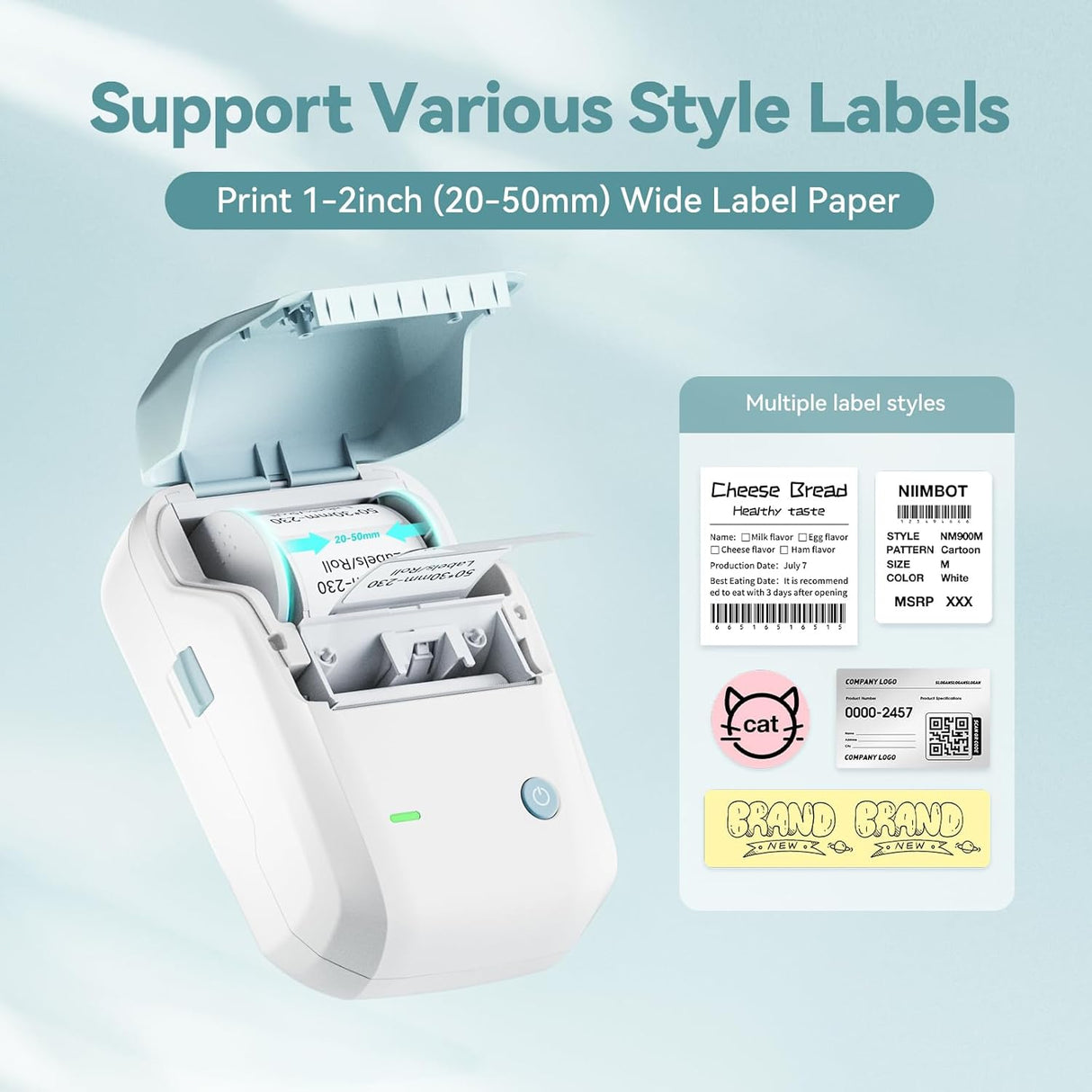 Niimbot B1 Portable Thermal Label Printer 2 inch | Label Printer | SASKA Trading