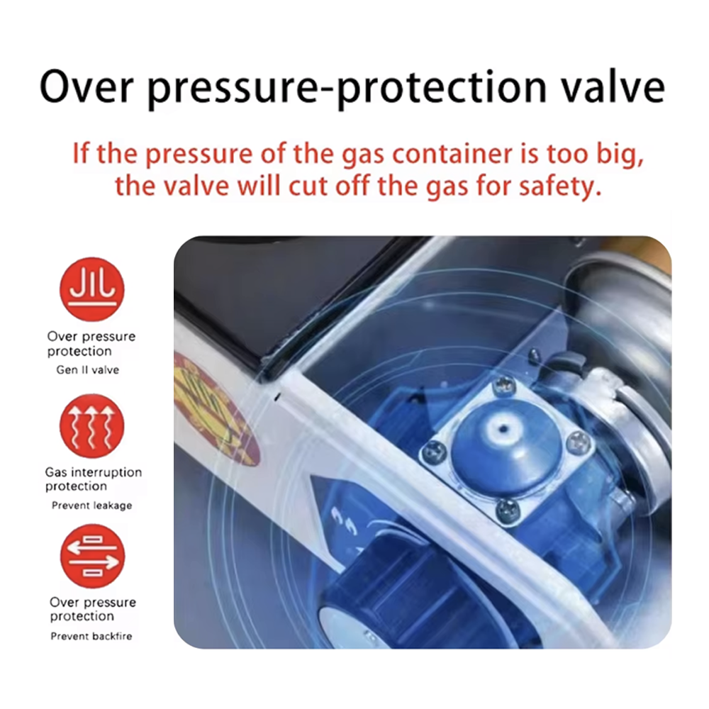 Outdoor Camping Gas Stove with BBQ Grills Grid and Fry Pan | Gas Stove | SASKA Trading