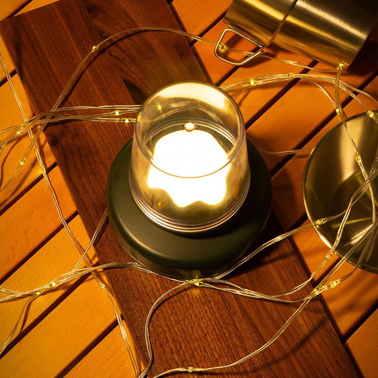 Rechargeable Multifunctional Camping Lamp with 10M Strip Light CH2301 | Camping Light | SASKA Trading