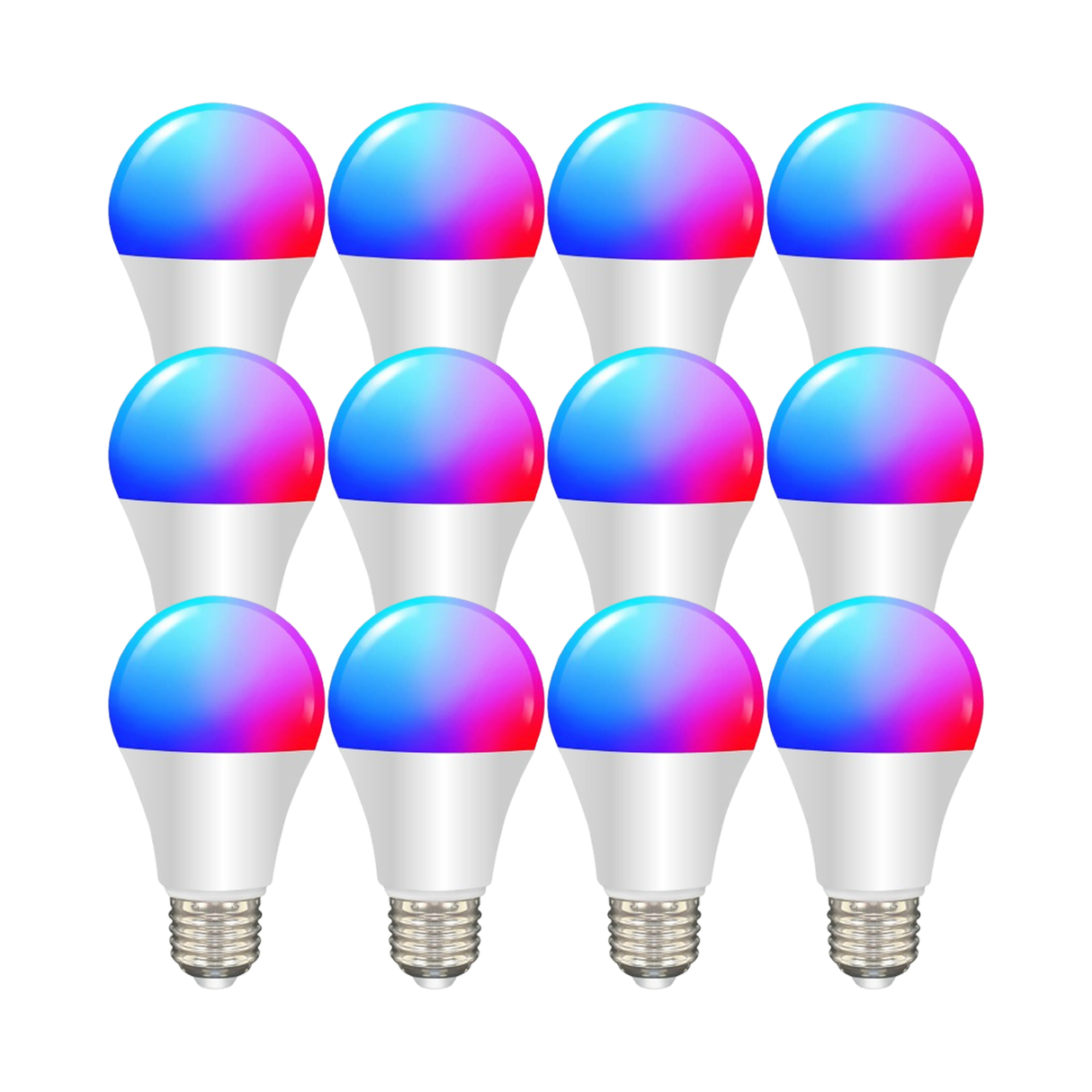 Smart Wi-Fi LED Bulb E27 – Voice Control, 16M Colors, Apps & Alexa Compatible
