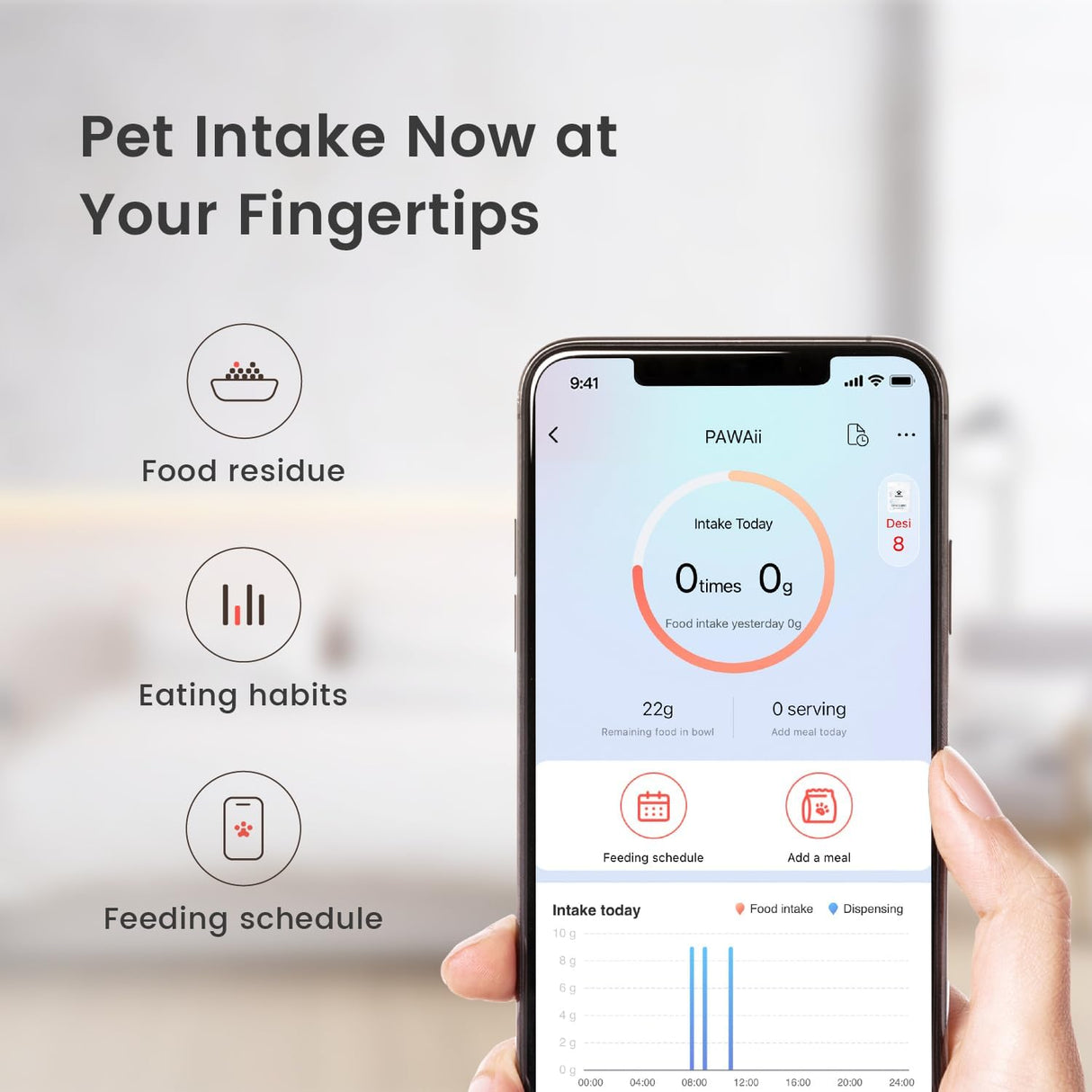 Automatic Cat Feeders with App Control by Pawaii | Pet Feeder | SASKA Trading