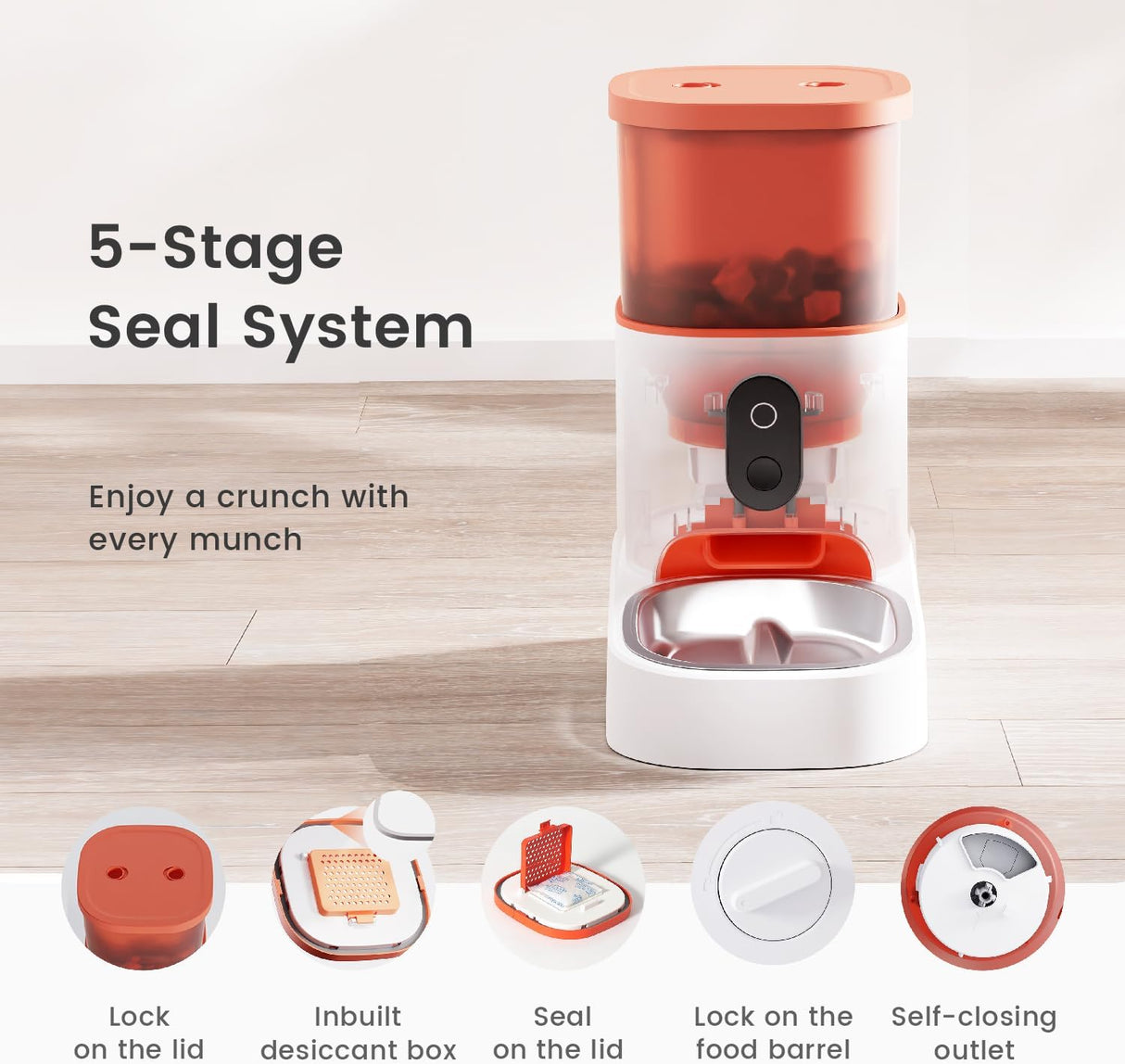 Automatic Cat Feeders with App Control by Pawaii | Pet Feeder | SASKA Trading