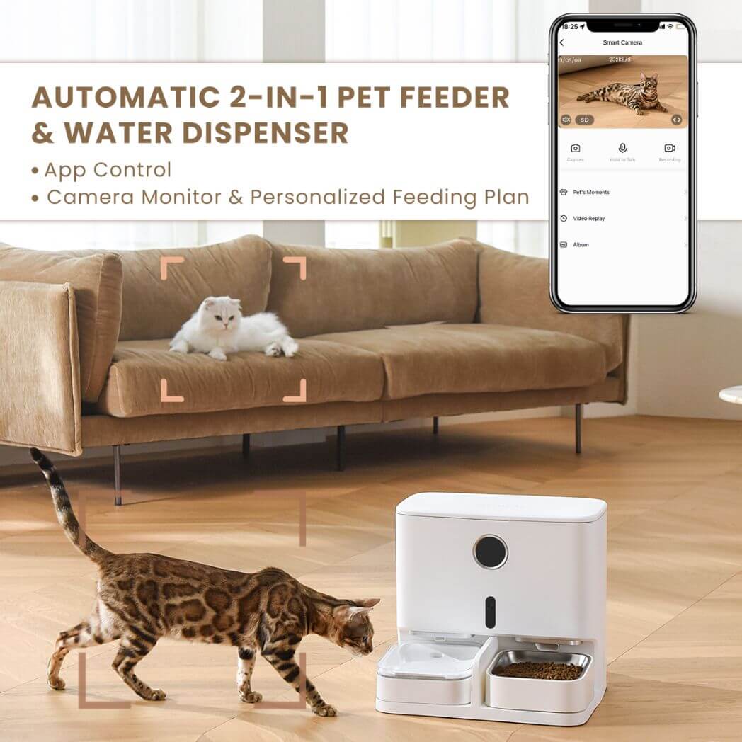 Pet Marvel 2 In 1 Pet Feeder and Water Dispenser | Pet Feeder | SASKA Trading