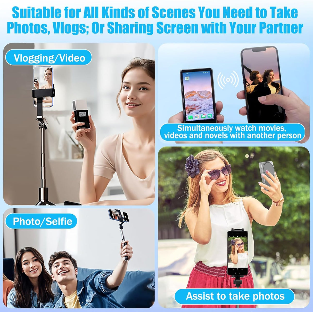 Phone Vlog Selfie Monitor Screen | Phone Screen Monitor | SASKA Trading