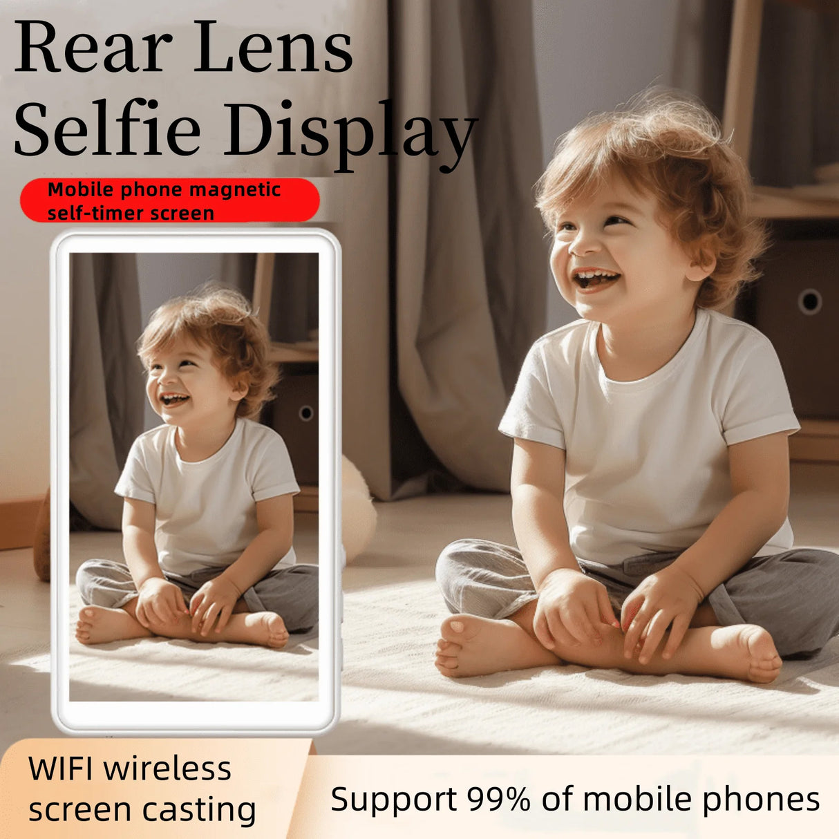 Phone Vlog Selfie Monitor Screen | Phone Screen Monitor | SASKA Trading