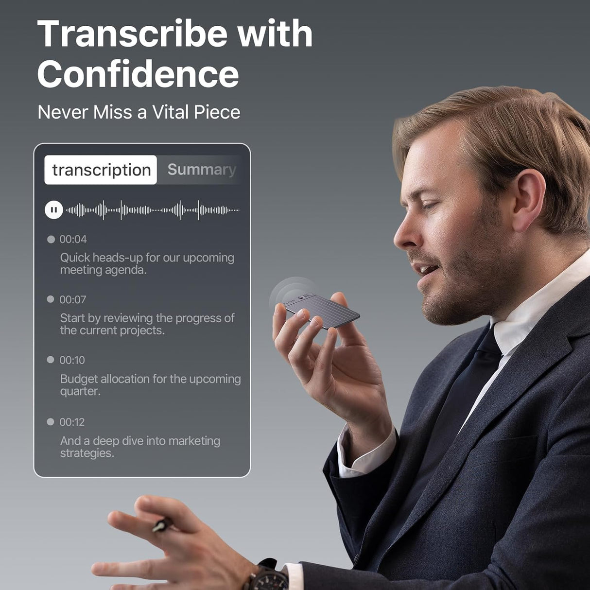 PLAUD NOTE AI Voice Recorder with Magnetic Case by PLAUD.AI | AI Voice Recorder | SASKA Trading