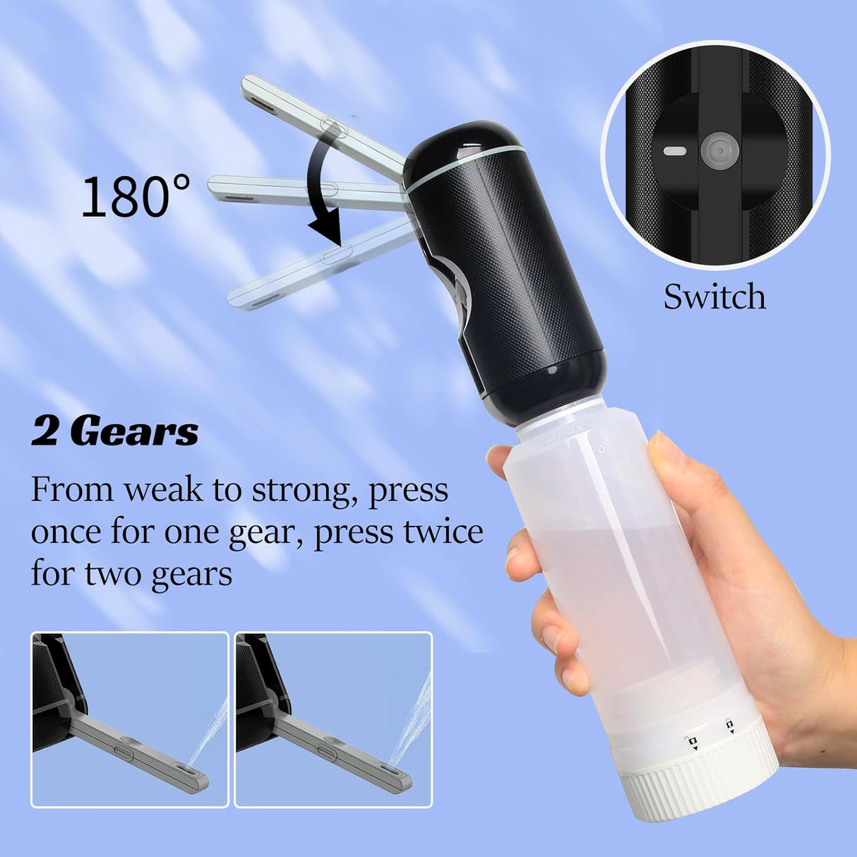 Pocket Travel Bidet Sprayer BS-21S by Blue Fire | Travel Bidet | SASKA Trading