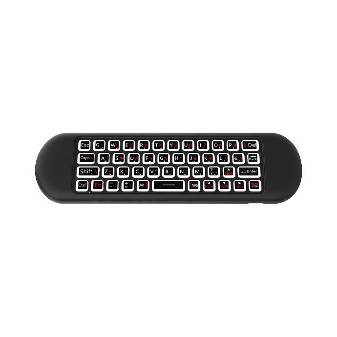 Air Mouse Remote with Mini Keyboard and 6-Axis Gyro Sensor by Porodo | Universal Remote | SASKA Trading