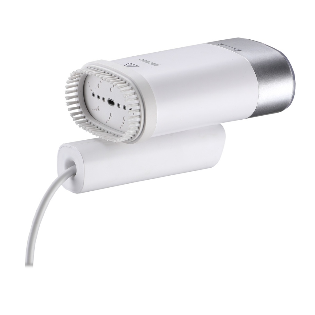 Mini Foldable Steamer 1200W with Fabric Brush by Porodo | Steam Iron | SASKA Trading