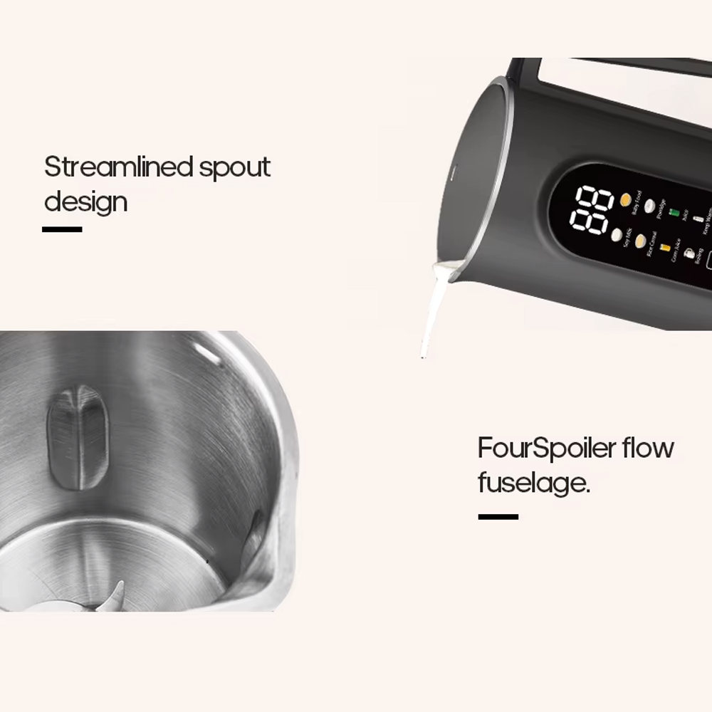 Auto Hot and Cold Drink Maker 1L with Digital Display by Porodo | Electric Kettle | SASKA Trading