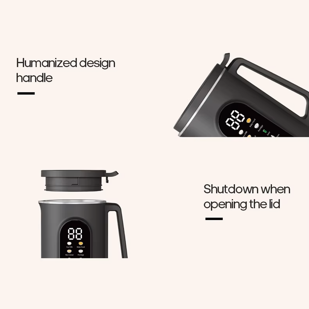 Auto Hot and Cold Drink Maker 1L with Digital Display by Porodo | Electric Kettle | SASKA Trading