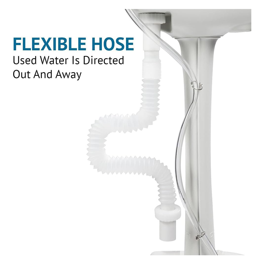 Portable Handwash Sink 17L with Folding Funnel by Porodo | Portable Sink | SASKA Trading