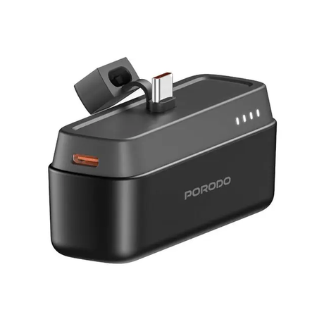Power Bank with Type-C Connector 5000mAh by Porodo | Power Bank | SASKA Trading