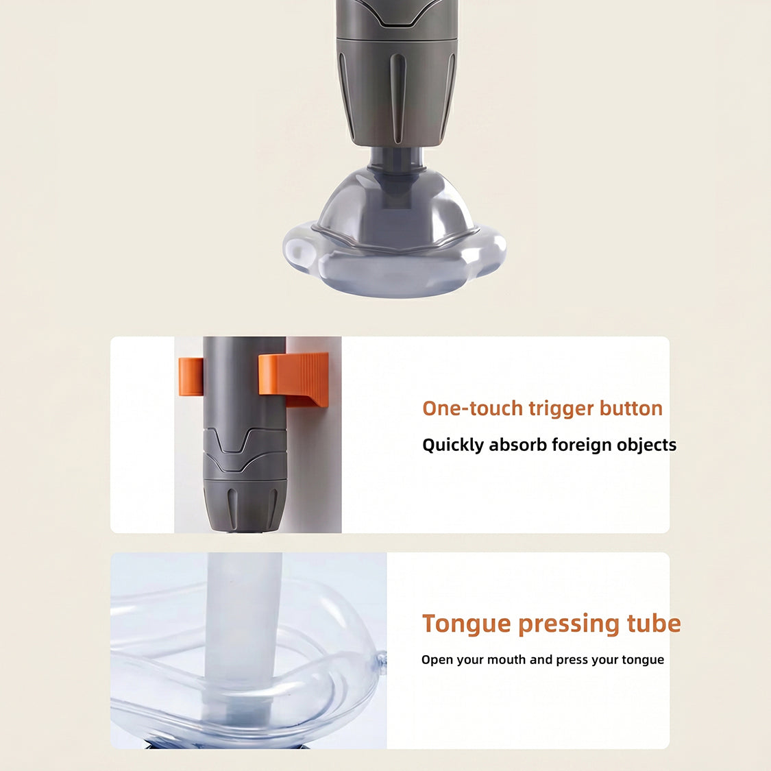 Portable Anti-Choking Rescue Device Emergency Airway Suction Tool for Children, Adults & Elderly by CRFISH