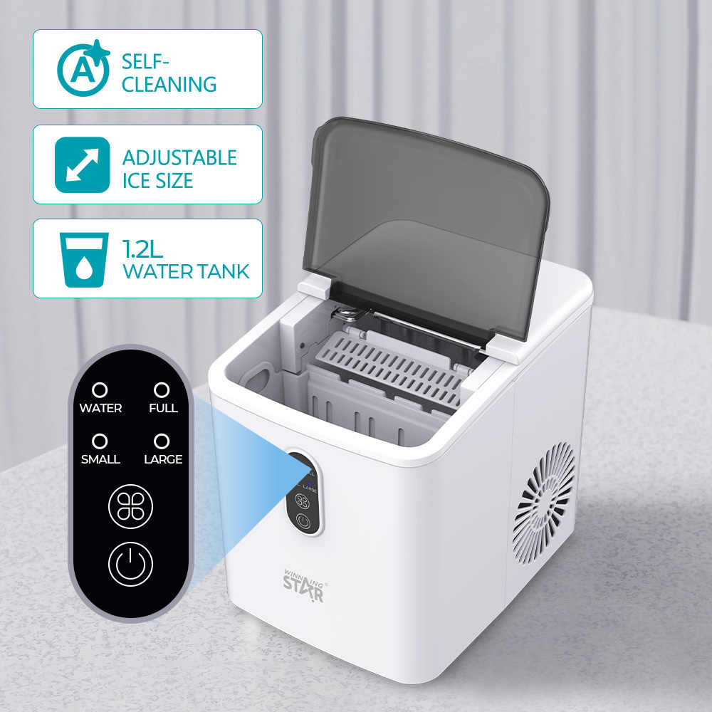 Portable Countertop Ice Maker by WINNING STAR | Ice Maker Machine | SASKA Trading