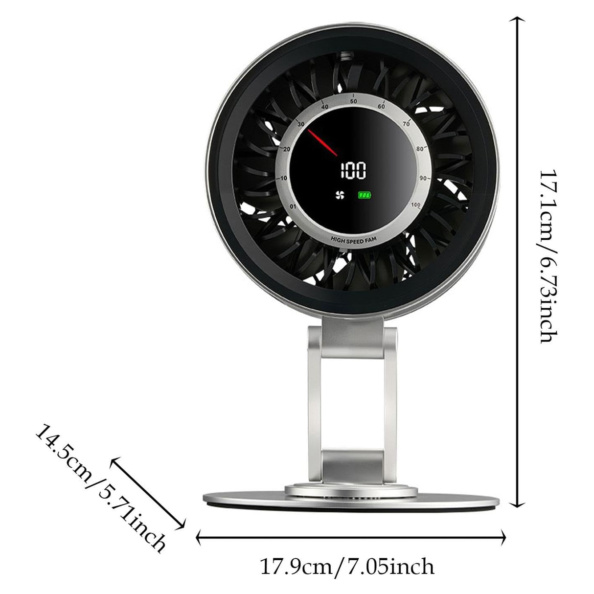 Portable Desk Metal Fan H6-V8 | Desk Fan | SASKA Trading