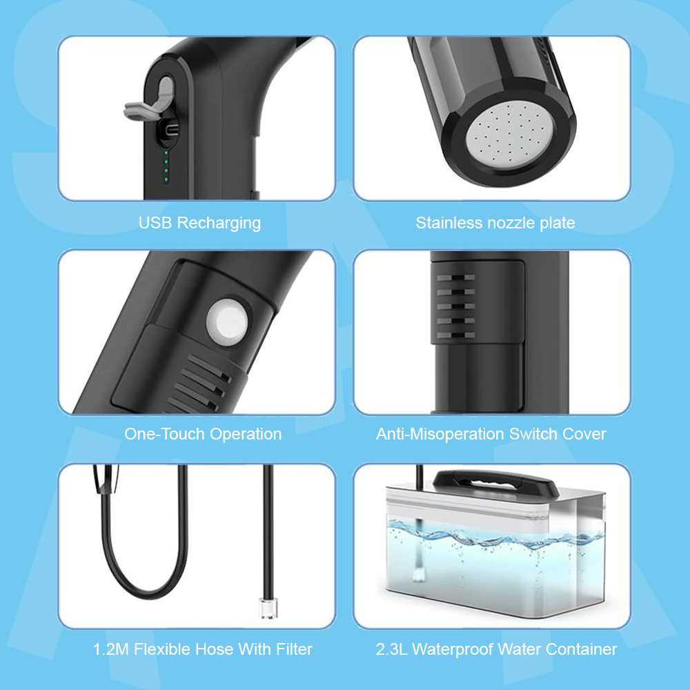 Portable Travel Hand Held Bidet Toilet Spray Shattaf | Travel Bidet | SASKA Trading