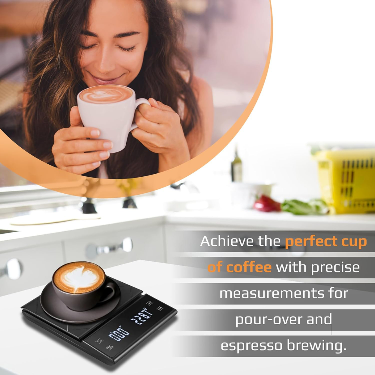 Portable Espresso Scale with Timer, Precision | coffee scale | SASKA Trading