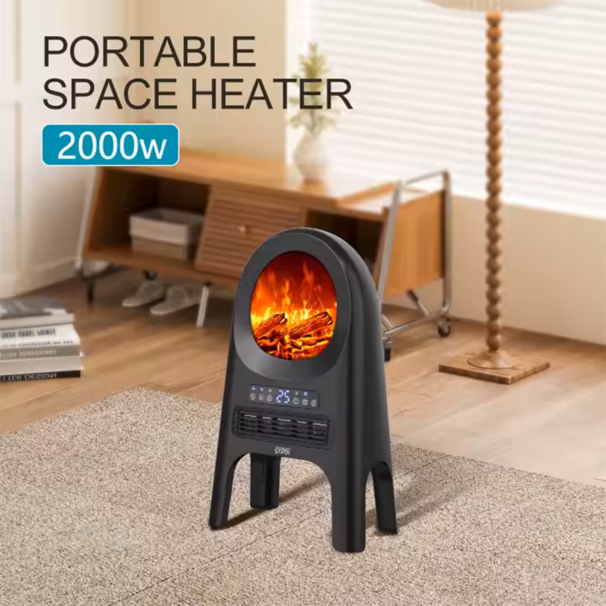 Electric Space Heater Fan 2000W ST-4091 by WINNING STAR | Fan Heater | SASKA Trading