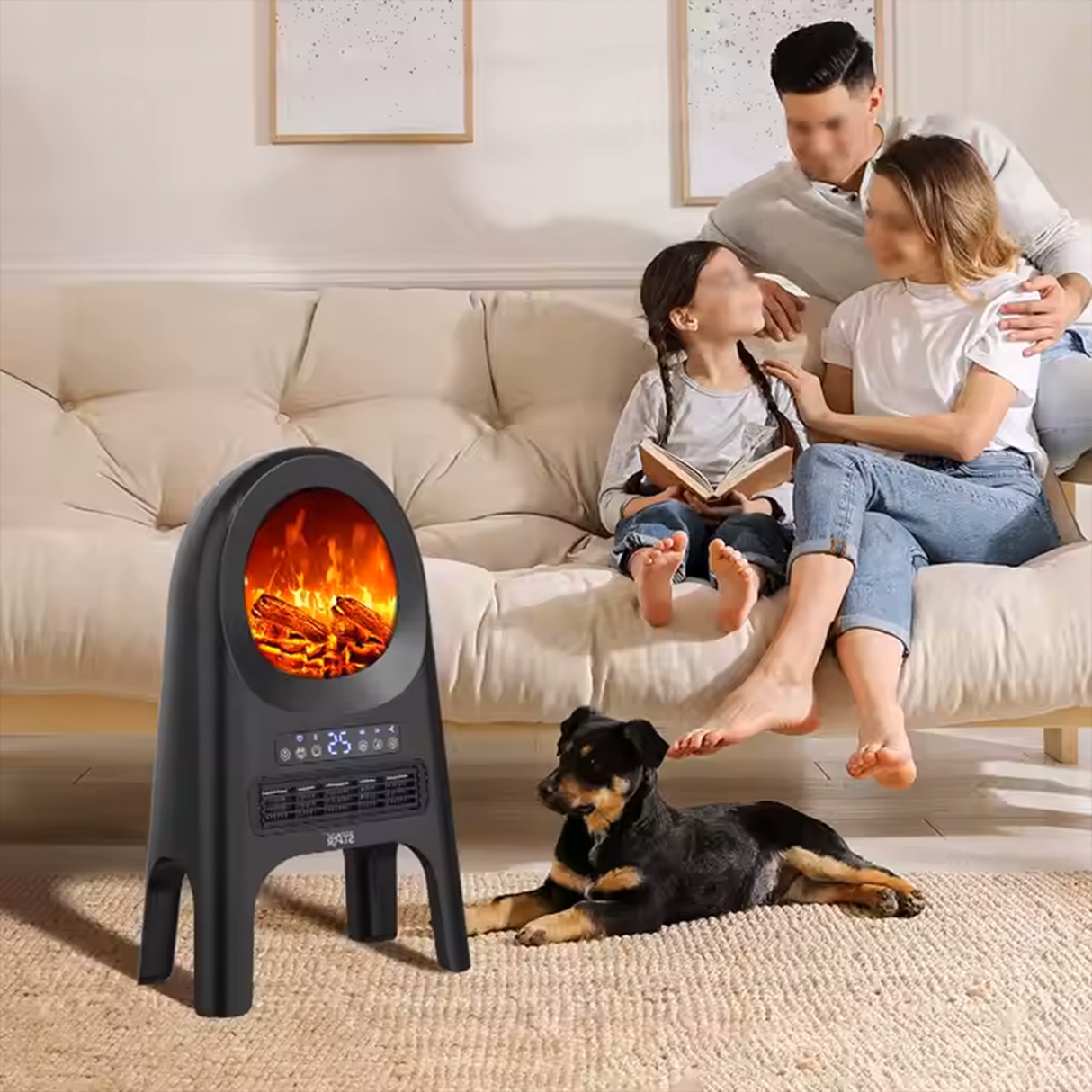 Electric Space Heater Fan 2000W ST-4091 by WINNING STAR | Fan Heater | SASKA Trading