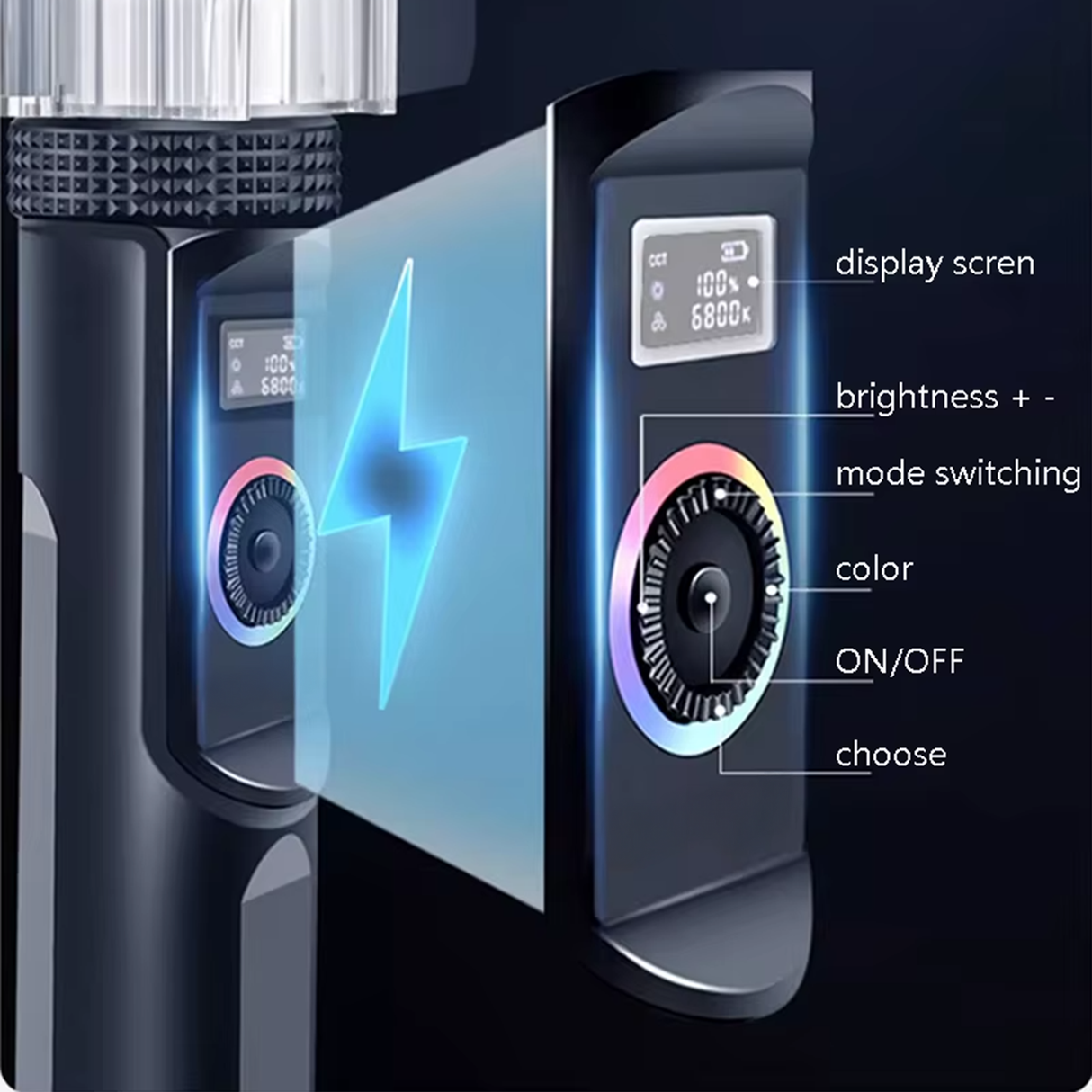 Portable Handheld RGB LED Photography Light | Studio Light | SASKA Trading