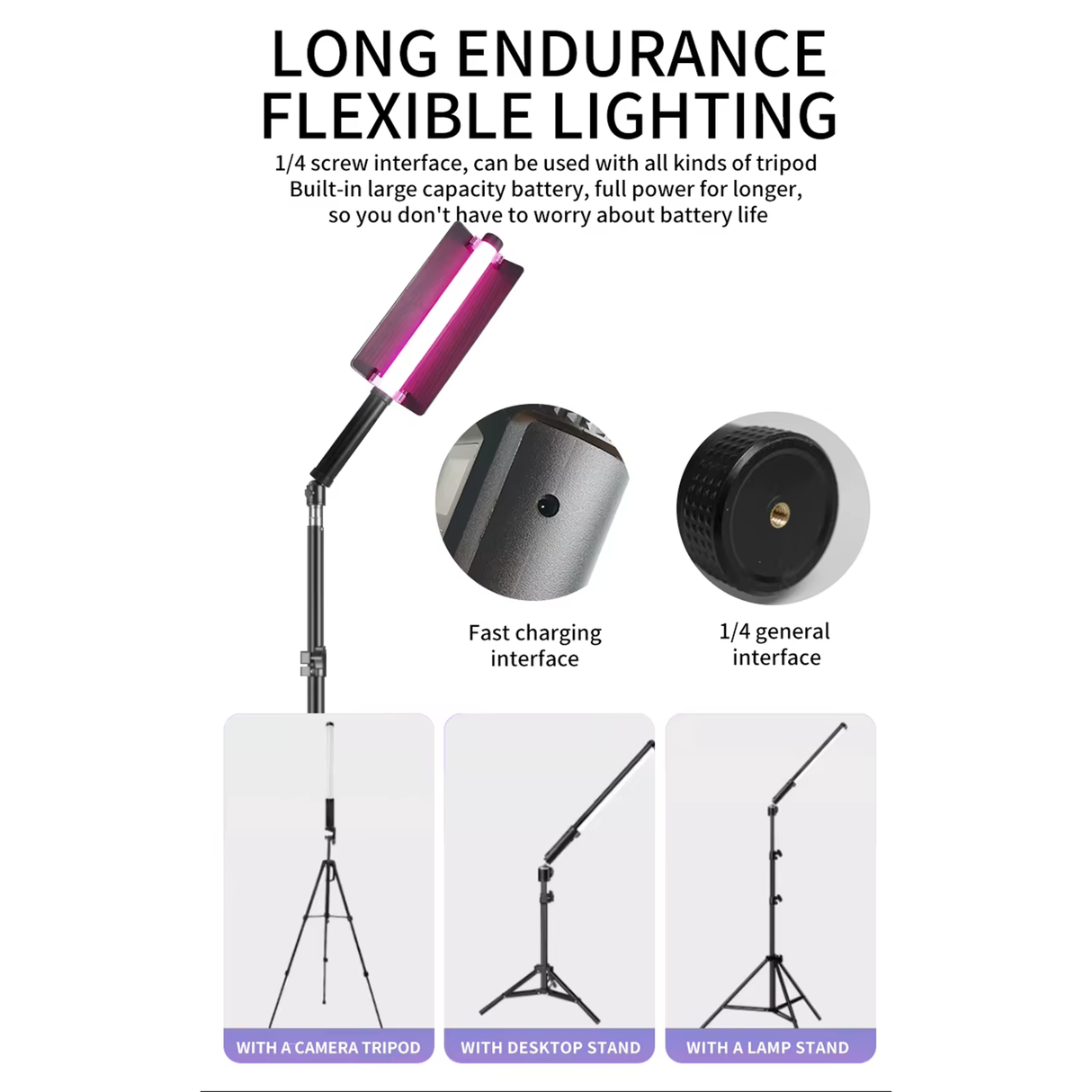 Portable Handheld RGB LED Photography Light | Studio Light | SASKA Trading