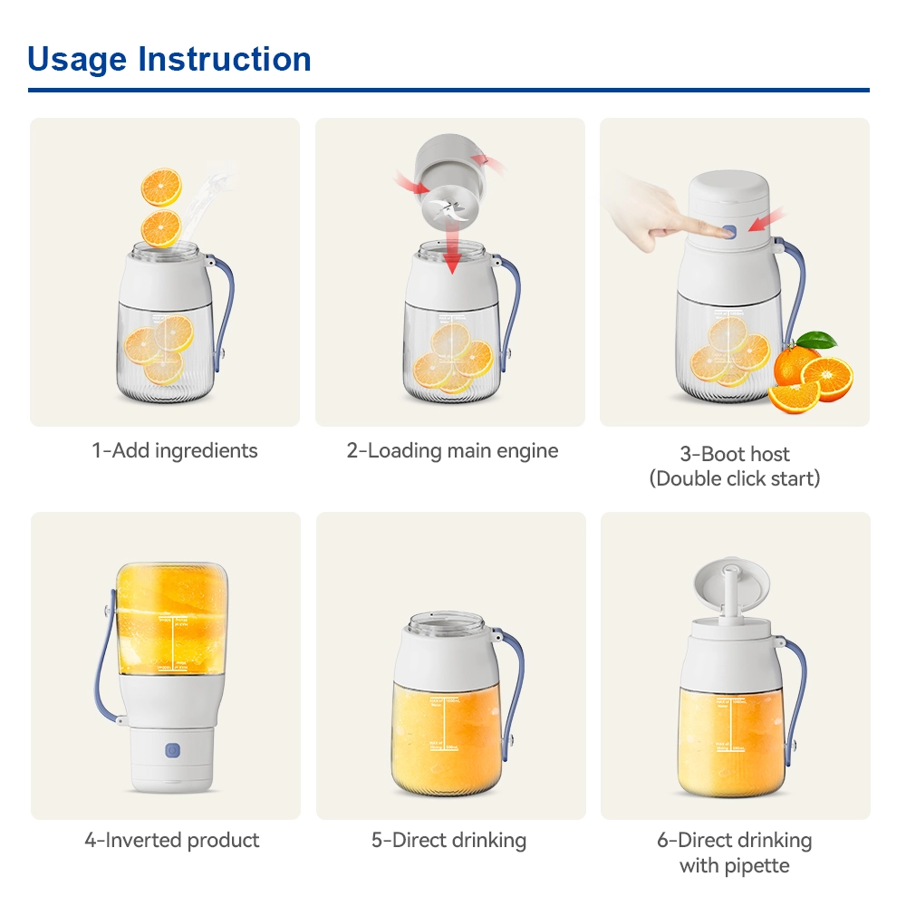 Portable Juice Blender Machine 1L | Juice Blender | SASKA Trading