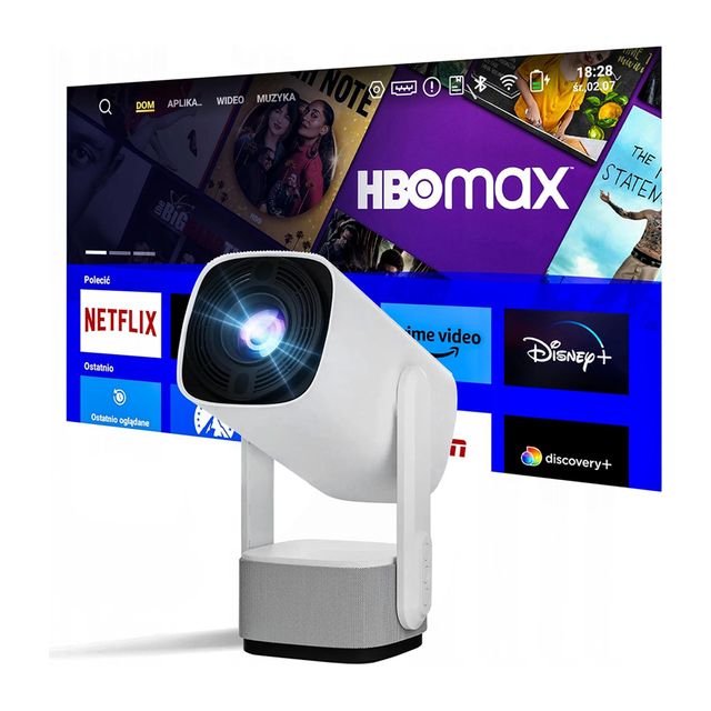 Portable Rechargeable Mini Cinema Projector | Projector | SASKA Trading