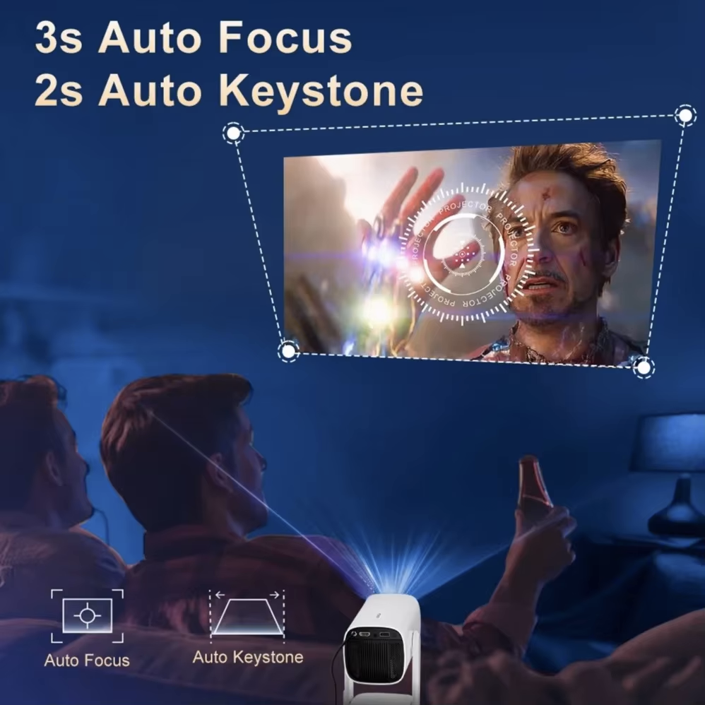 Portable Rechargeable Mini Cinema Projector | Projector | SASKA Trading