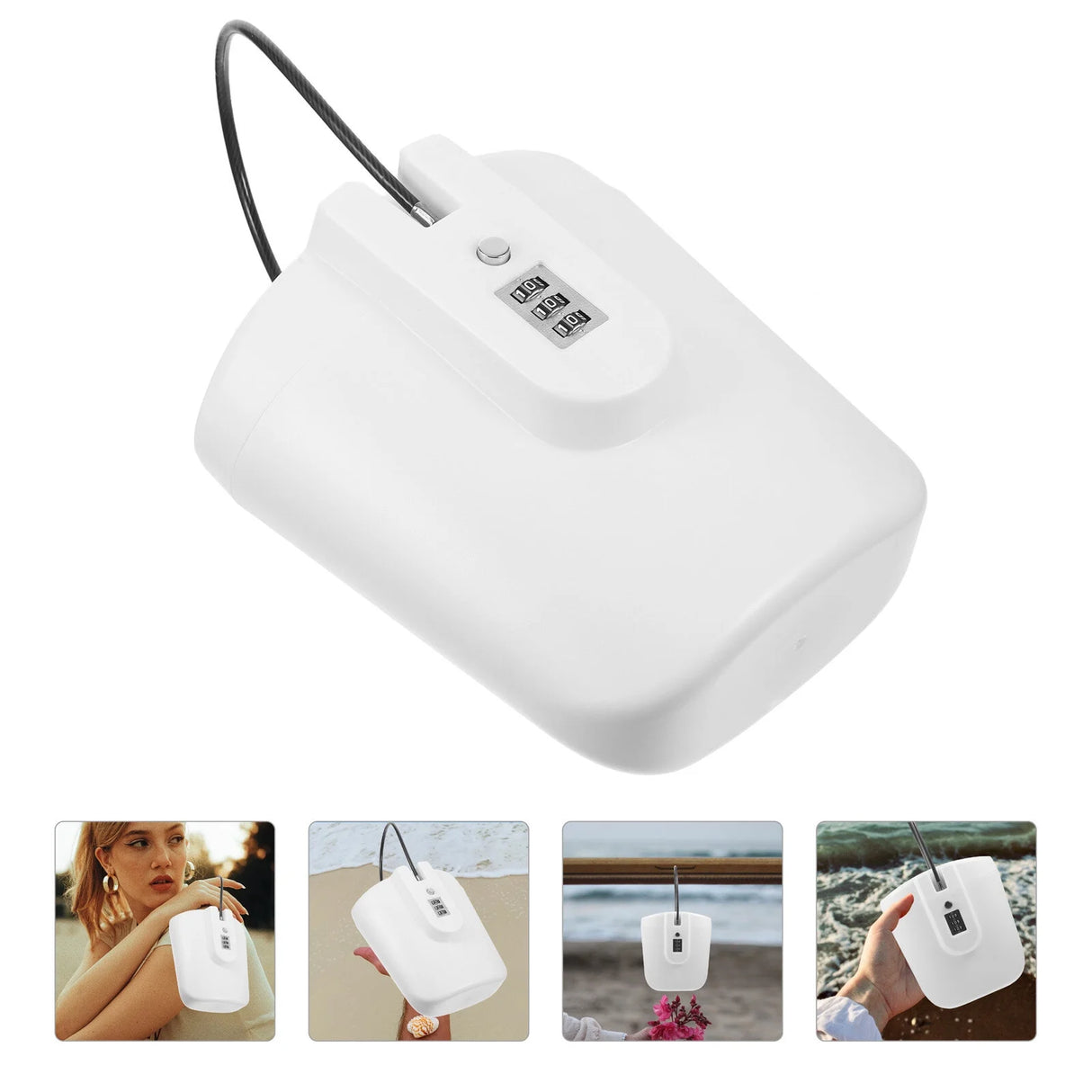 Portable Safe Box - Combination Security Case Lock Box with Code | Safe Box | SASKA Trading