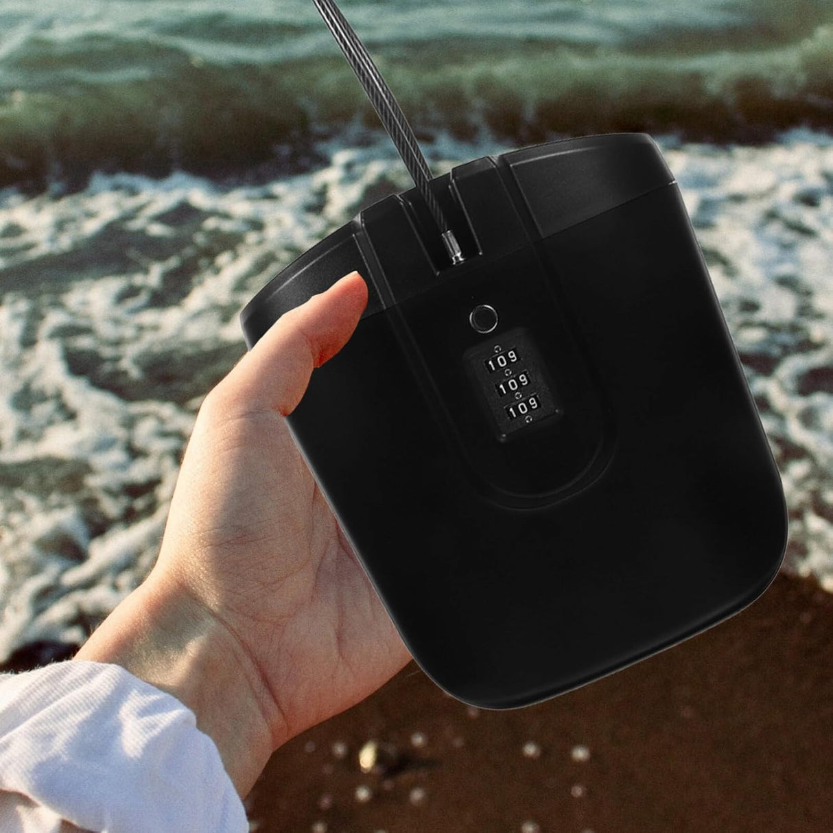 Portable Safe Box - Combination Security Case Lock Box with Code | Safe Box | SASKA Trading