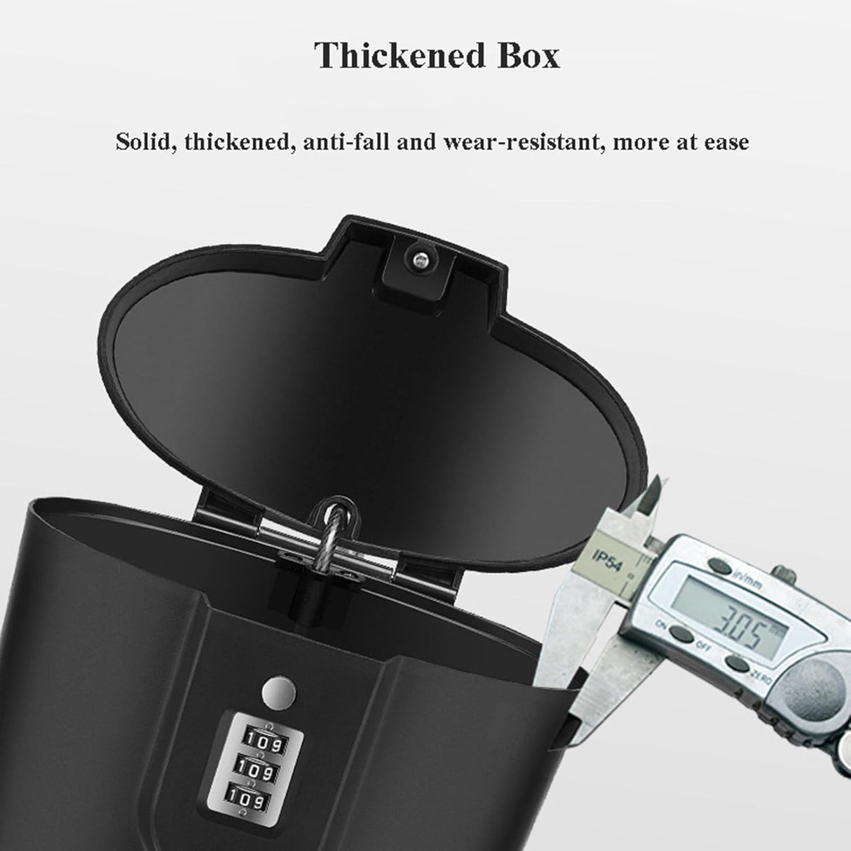 Portable Safe Box - Combination Security Case Lock Box with Code | Safe Box | SASKA Trading