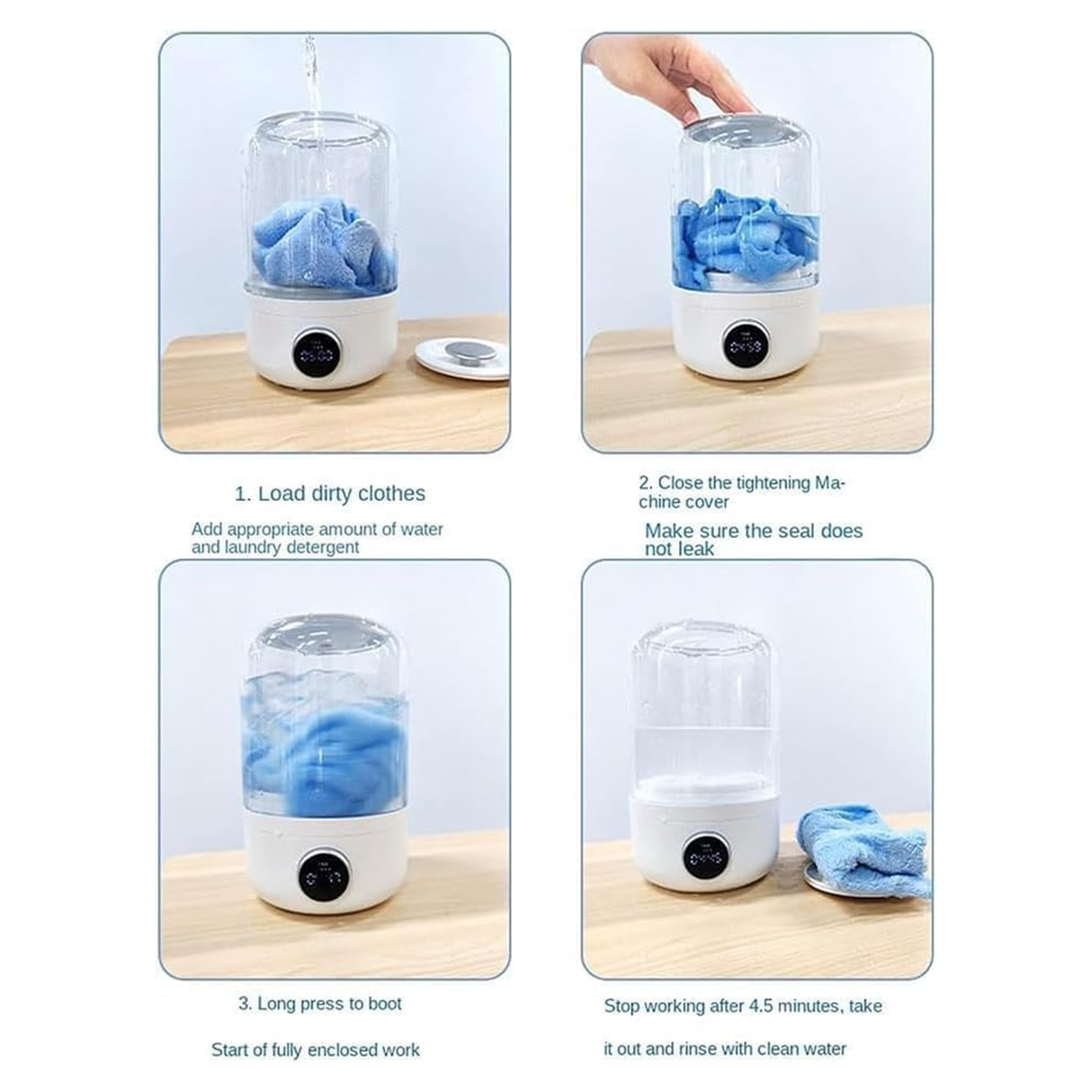 Portable Mini Washing Machine YE02 | Washing Machine | SASKA Trading