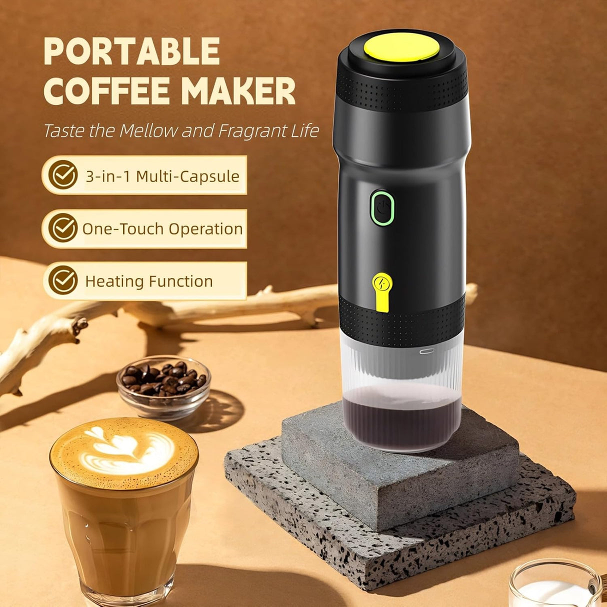Portable Espresso Coffee Machine | Coffee Maker | SASKA Trading