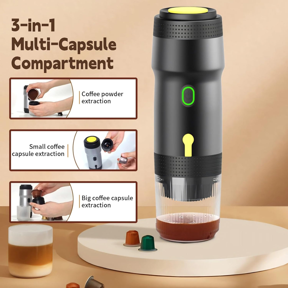 Portable Espresso Coffee Machine | Coffee Maker | SASKA Trading