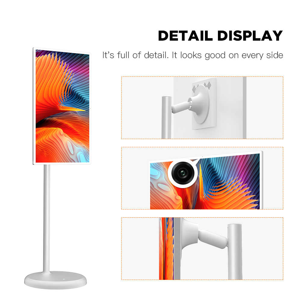 Android Touch Screen Monitor 32" With Stand by Powerology | Big Screen Monitor | SASKA Trading