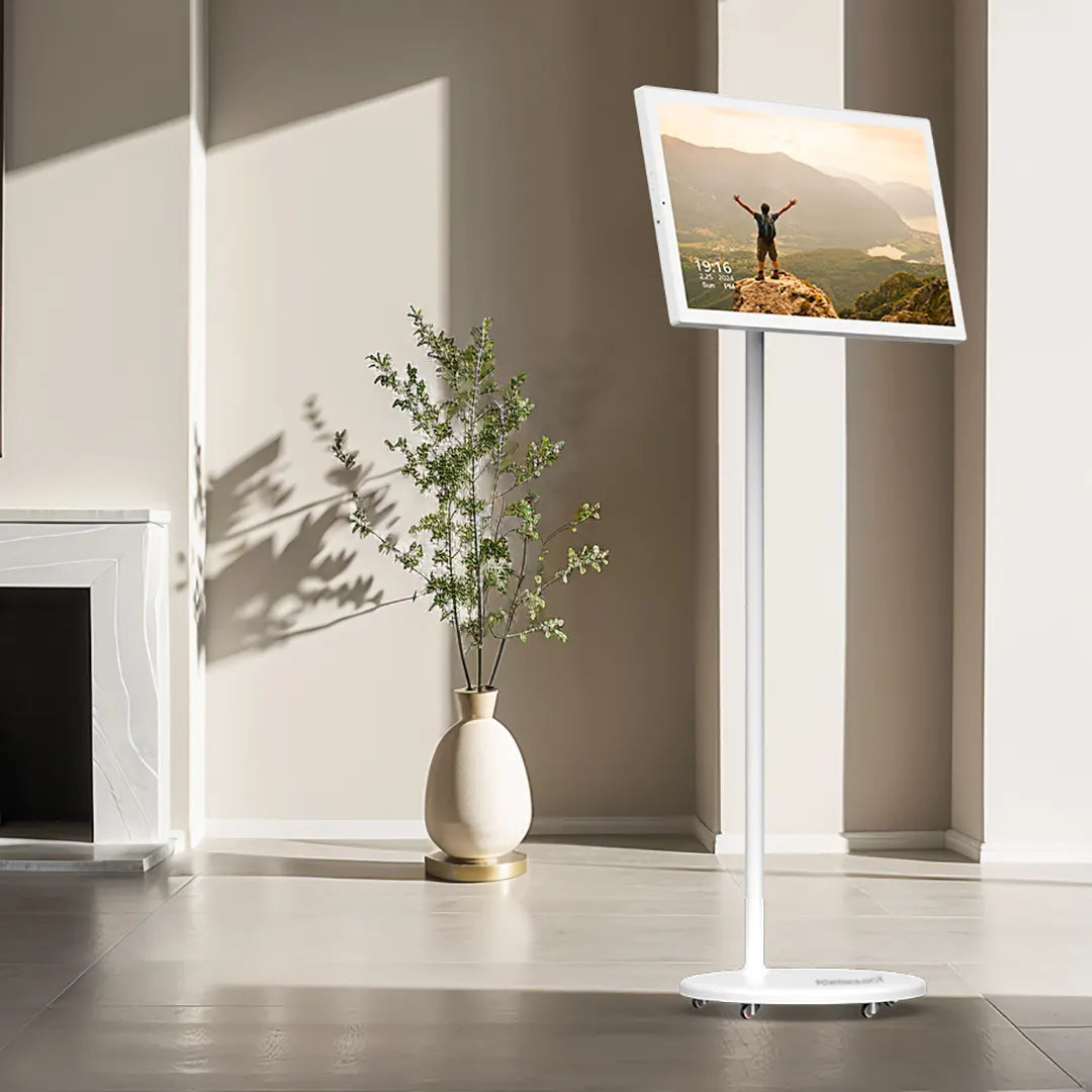 Android Touch Screen Monitor 32" With Stand by Powerology | Big Screen Monitor | SASKA Trading