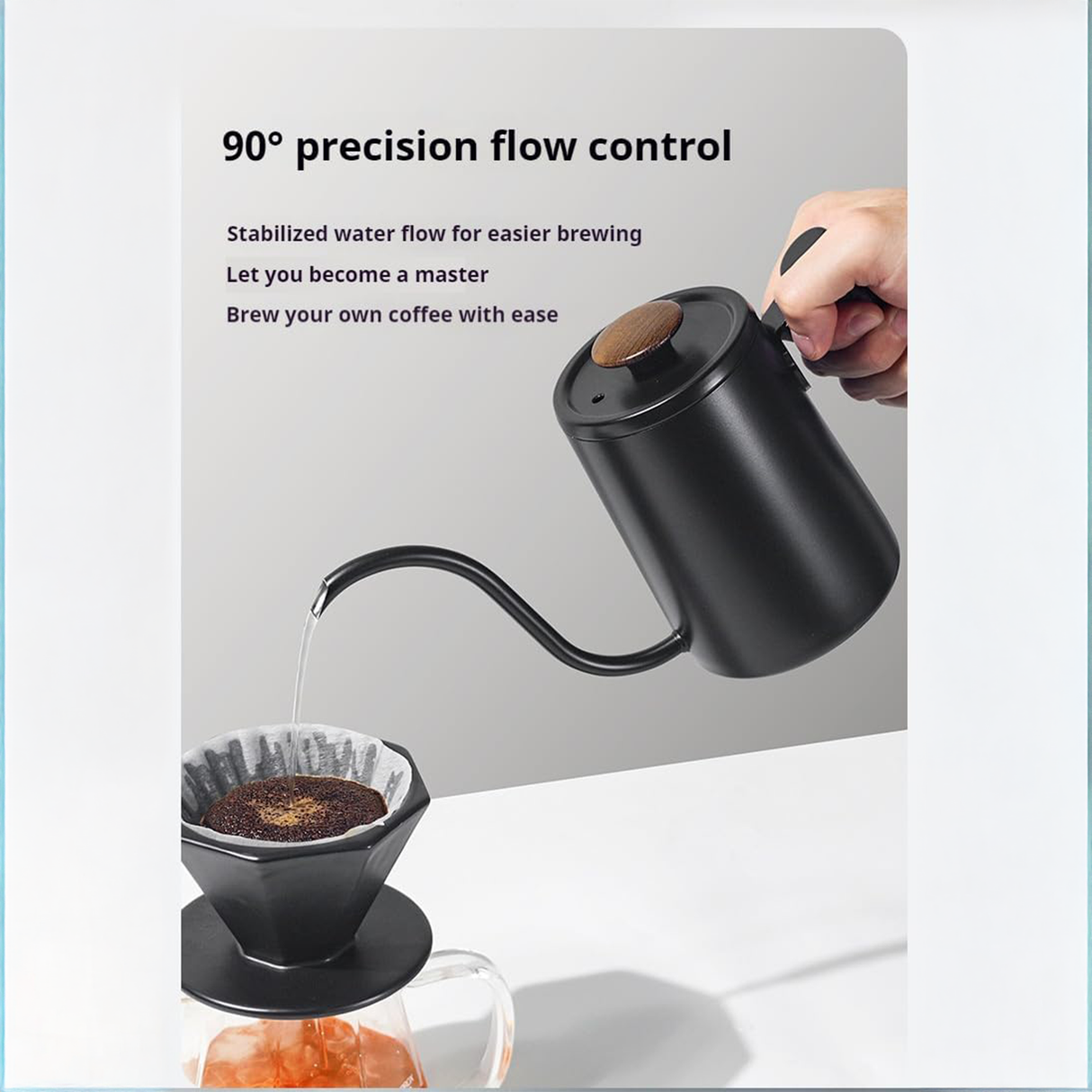Premium Coffee Hand Brewing Set with Precision Scale | v60 coffee set | SASKA Trading