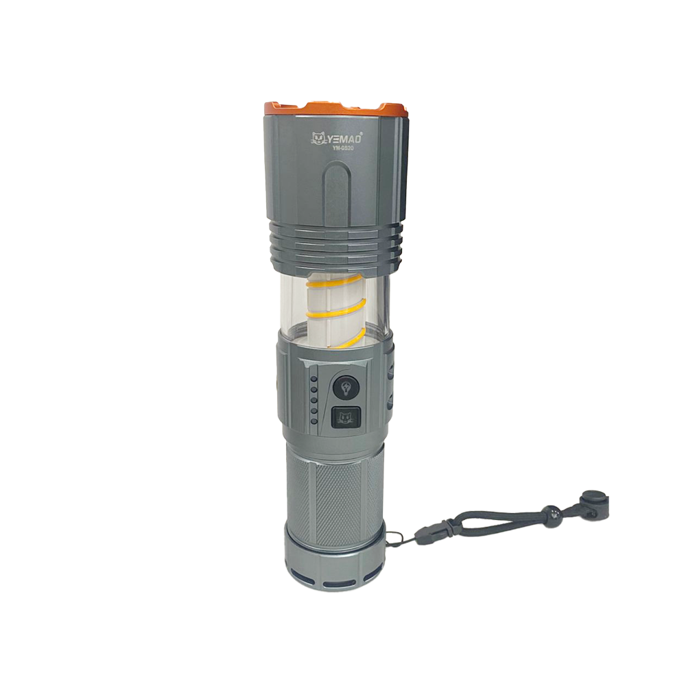 Rechargeable High-Power Flashlight YM-520 by YEMAO | Flashlight | SASKA Trading