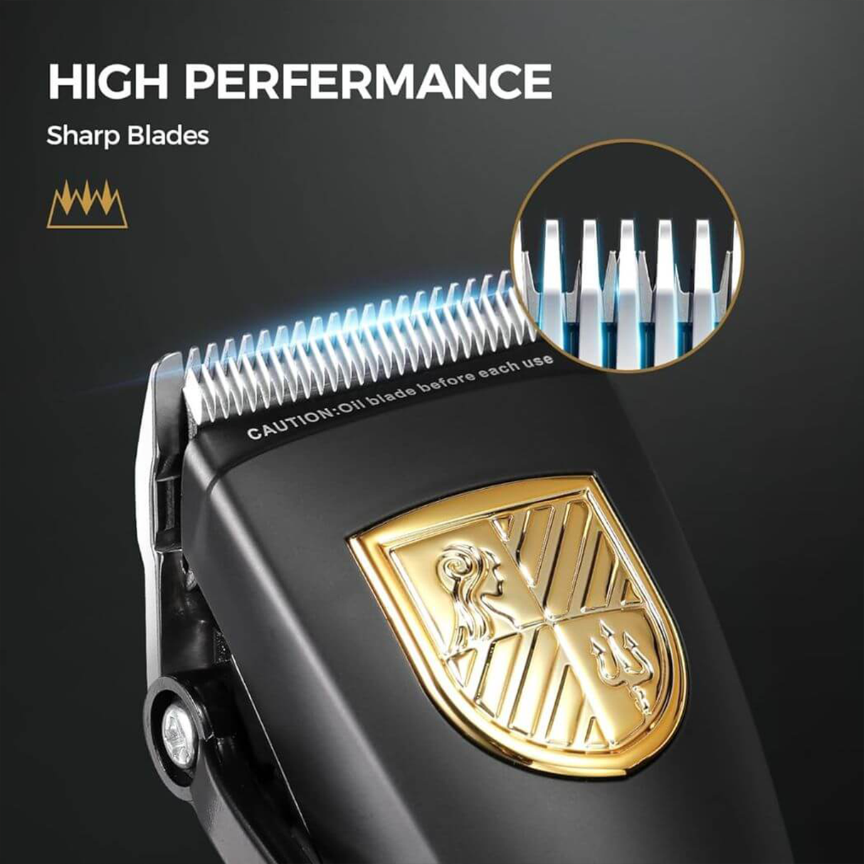 Professional Cordless Hair Clipper and Trimmer Kit for Men by GLAKER