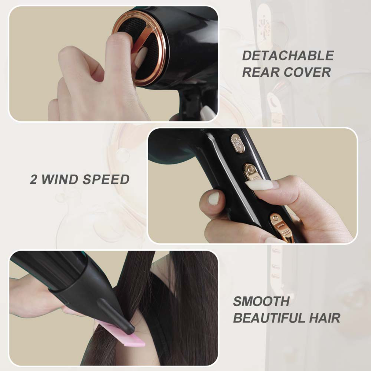 Professional High Speed Salon Hair Dryer (ST-5714) 2400W for Home Use by Winning Star | Hair Dryer | SASKA Trading