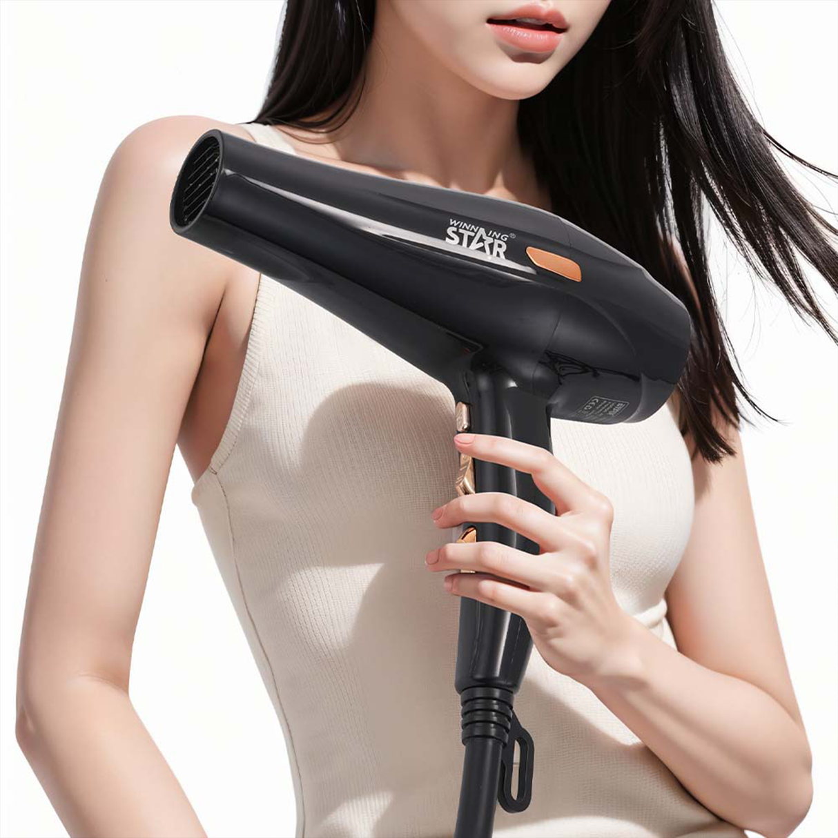 Professional High Speed Salon Hair Dryer (ST-5714) 2400W for Home Use by Winning Star | Hair Dryer | SASKA Trading