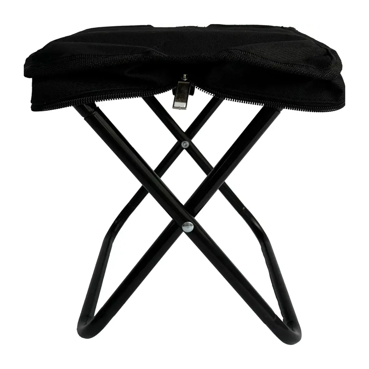 Quick Fold Portable Camping Seat – Compact Outdoor Foldable Chair (Black) by Porodo | Foldable Chair | SASKA Trading