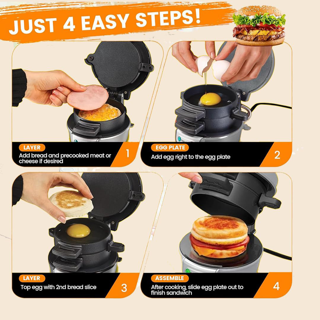 Electric Burger Maker R666 BY RAF | Burger Maker | SASKA Trading