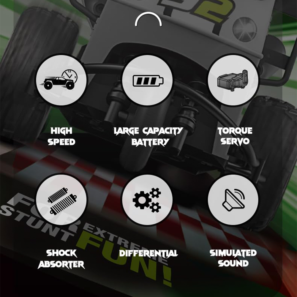 RC Motor Tricycle – 1:16 RC Three-Wheel Motorcycle with Spray & Lights | Remote Controlled Car | SASKA Trading